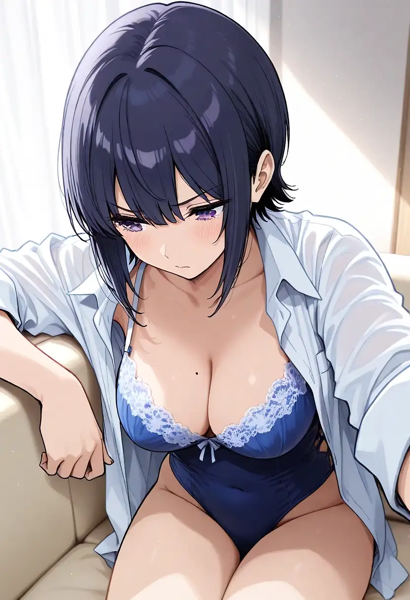 AI art 'Whats going on her mind?'