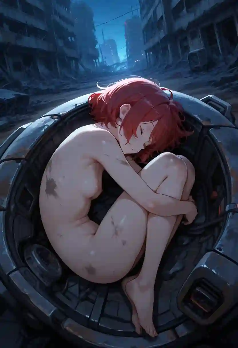 AI art "Last human on earth"