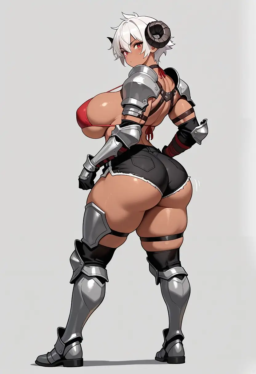 AI art 'Girlfriend oni'