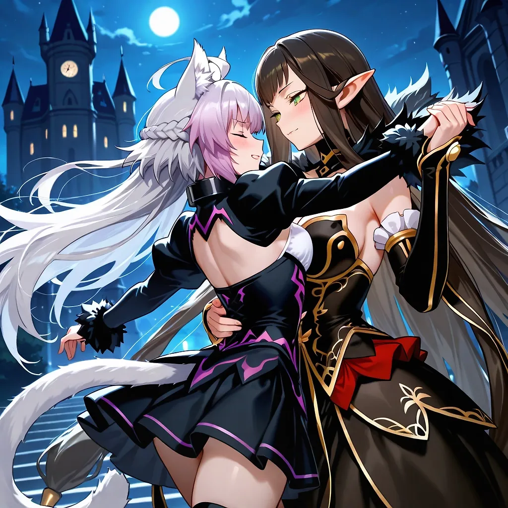Dancing in the night