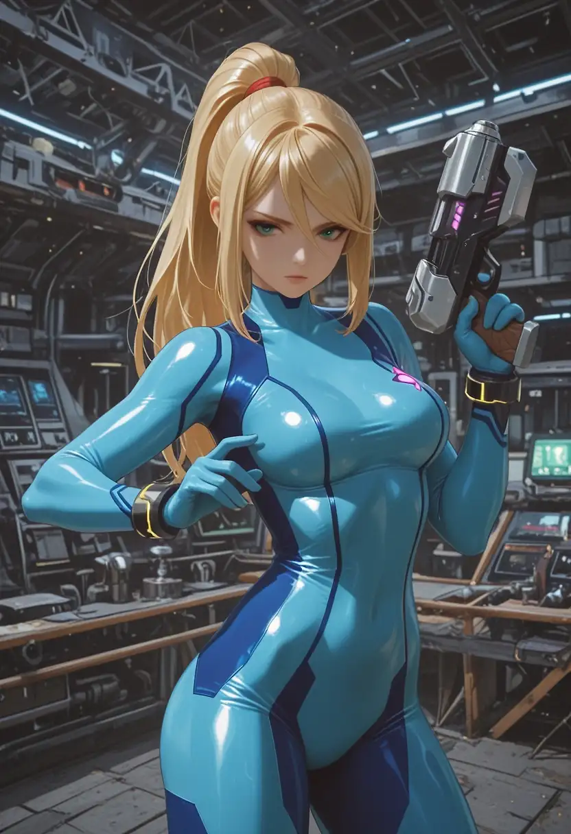 AI art 'Drowzee Hunting-Samus Aran'