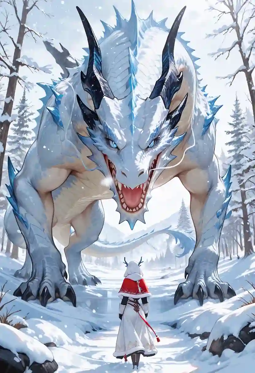 AI art "Dragon test : Ice"