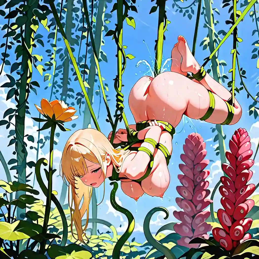 AI art "Caught by the forest"