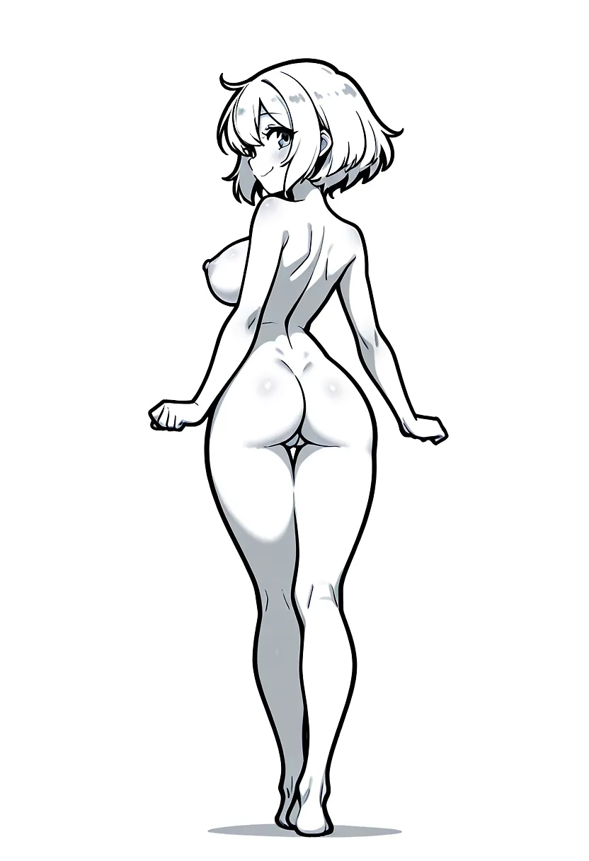 Black and white seet pose