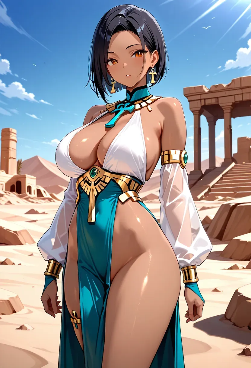 The desert is a hot place