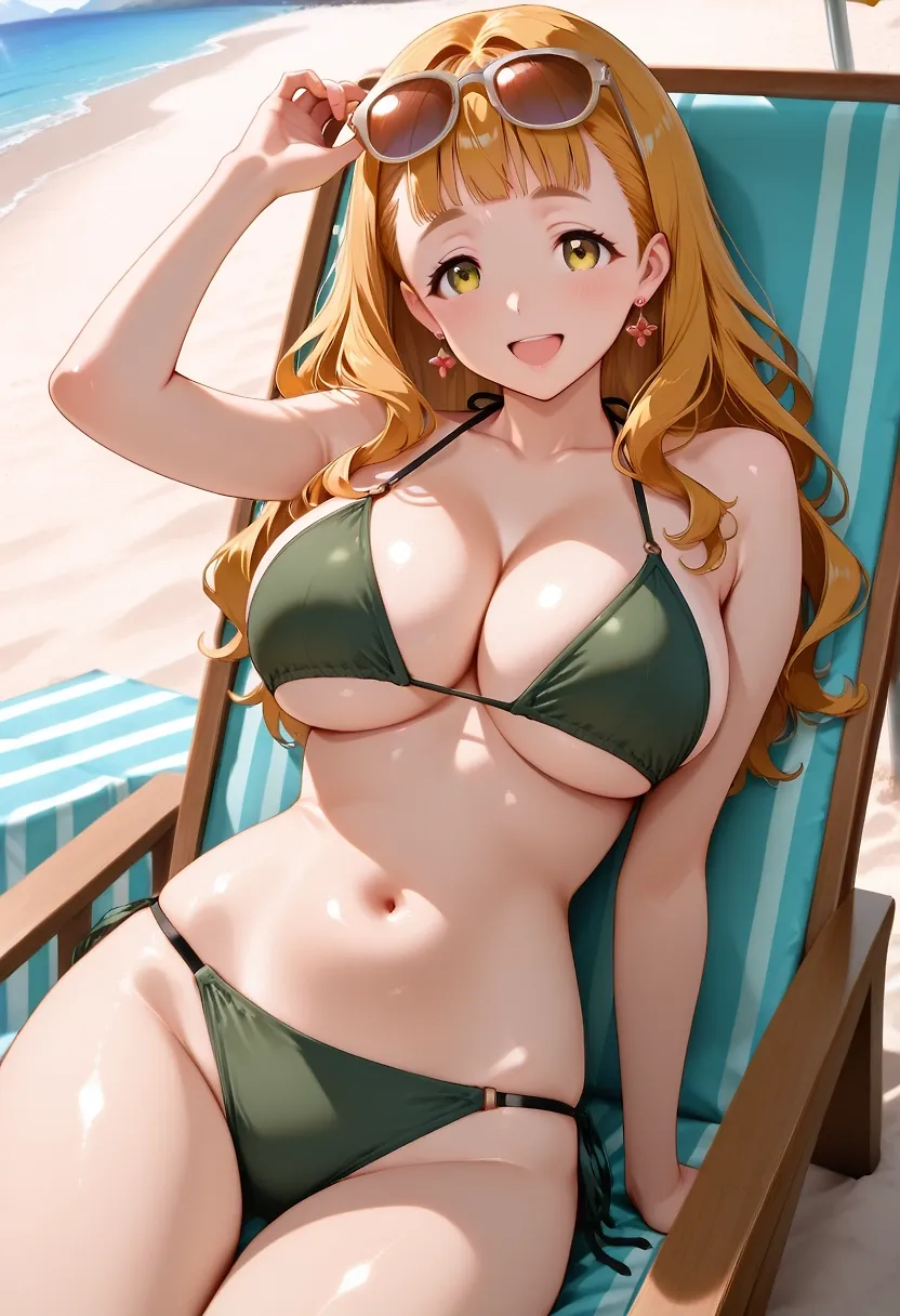 mimosa vermillion at the beach