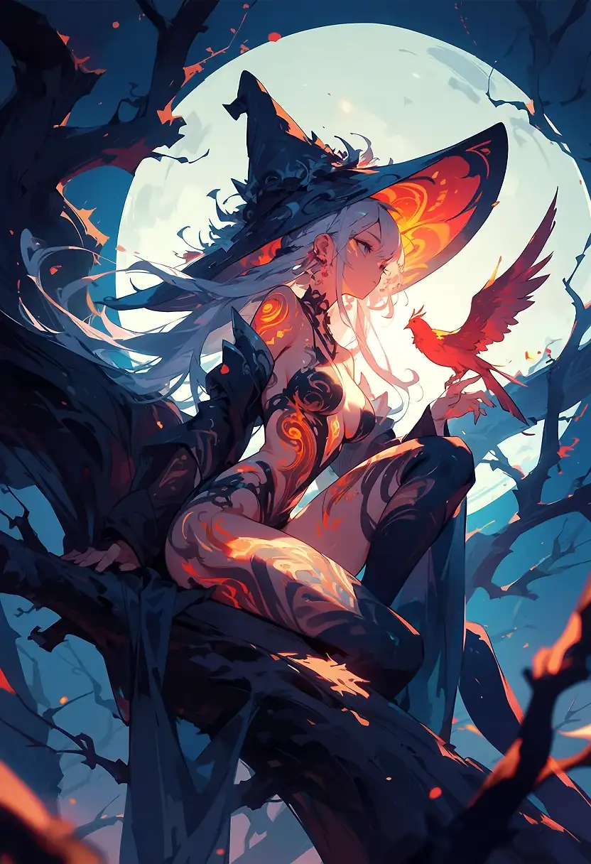 AI art 'The vvitch'