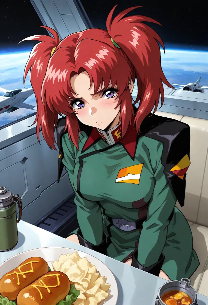 AI art "Meyrin on Space"