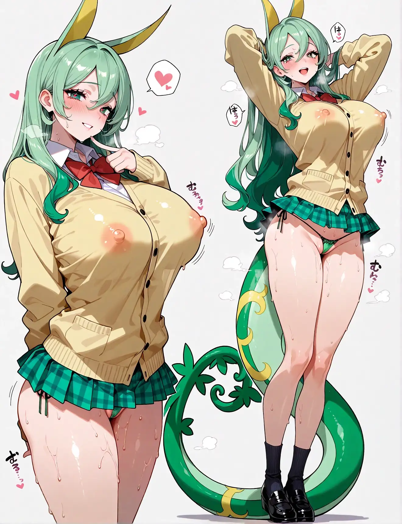 AI art "Pokémon high school girl concept (38)"