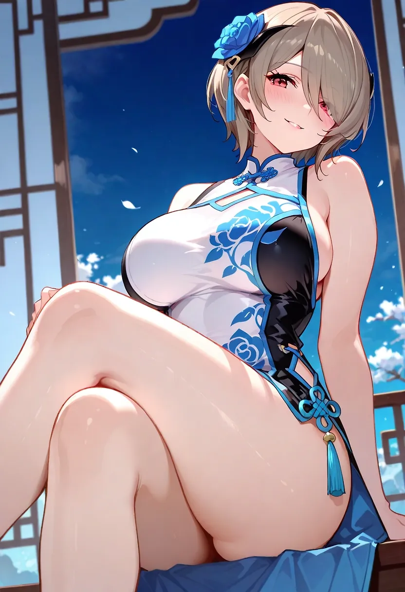 AI art "Another cheongsam Rita"