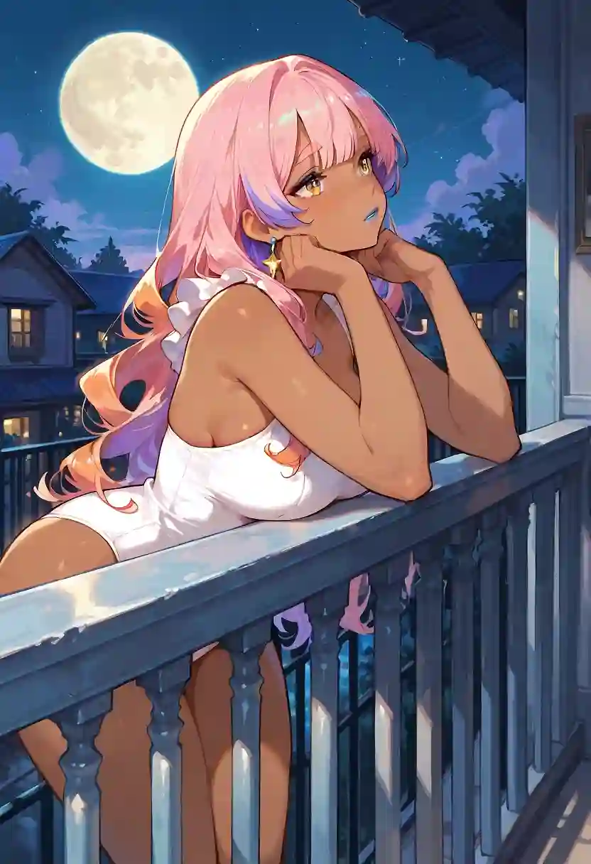 AI art 'Samt's day off.' with user description 'Samt, you like to go out to watch the stars, in one of those for strange things'