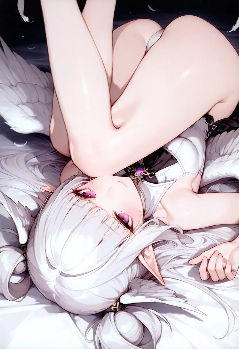 AI art "Winged elfs"