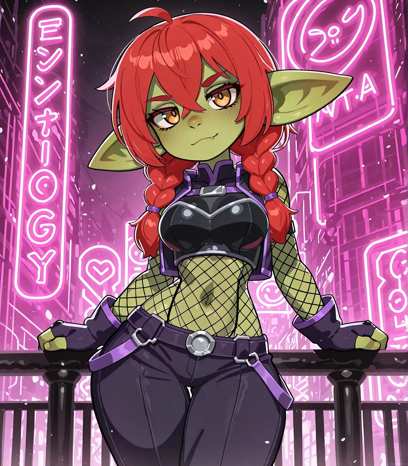 AI art "Goblin Lovers: Zahra & Yahtzi"