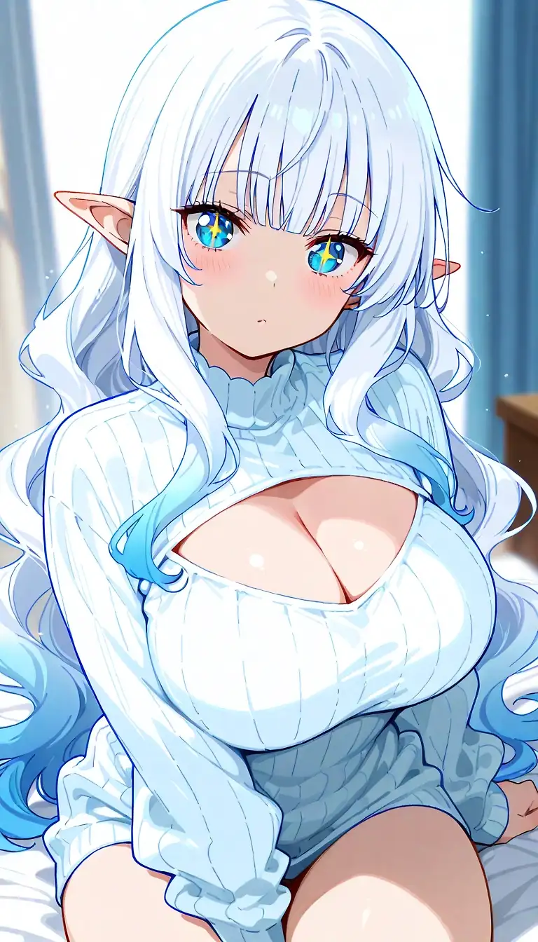 AI art 'A little elf is here~'