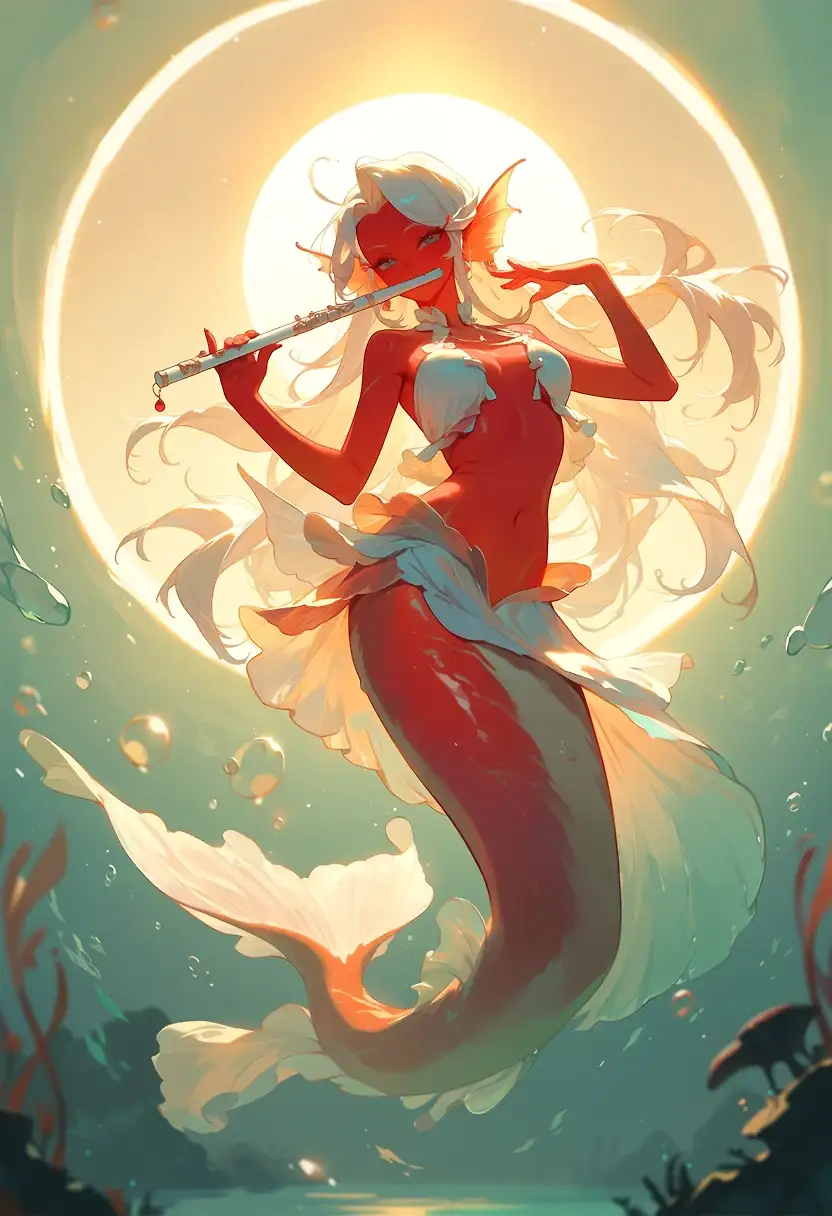 AI art 'Under that sea'