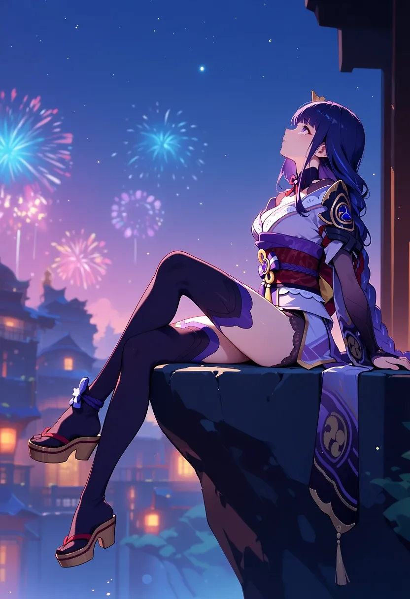 AI art "Lonley Shogun" with user description "All she wants is to be a part of it."