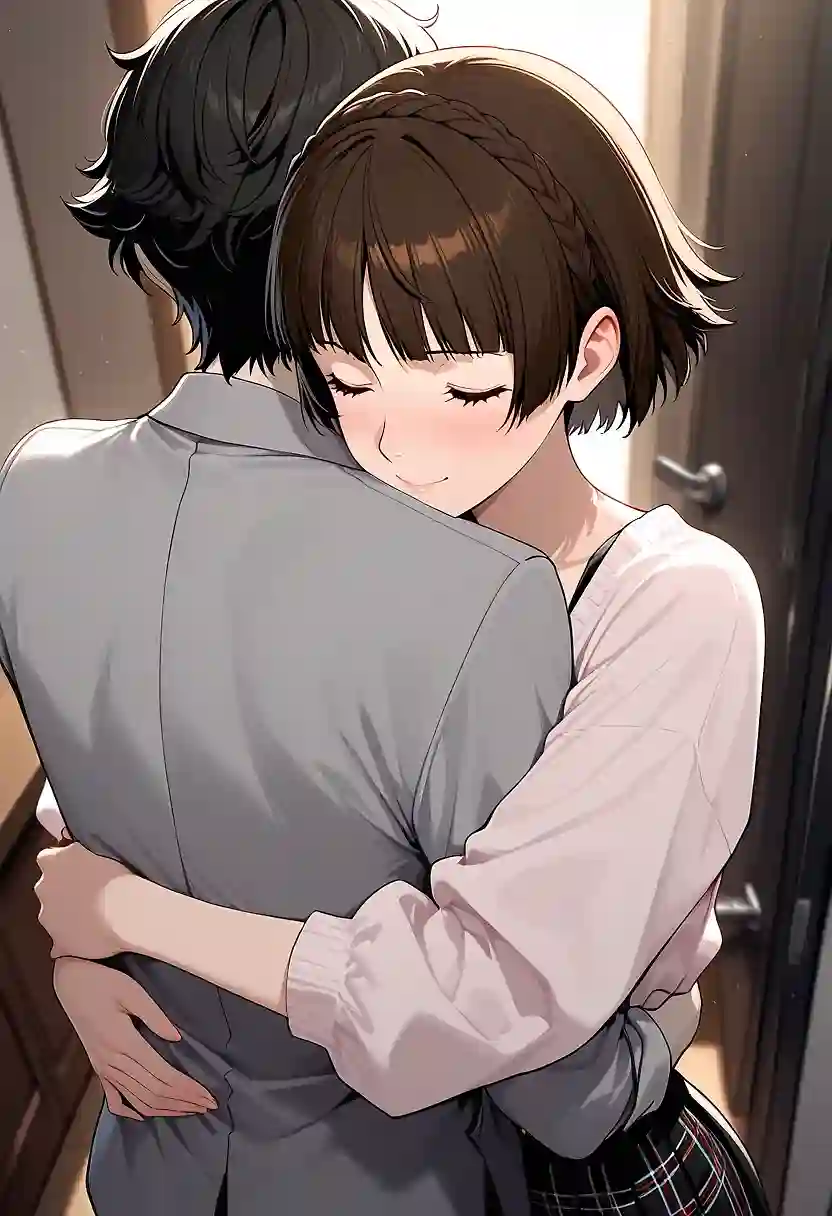 AI art "Joker and Makoto (Queen)"