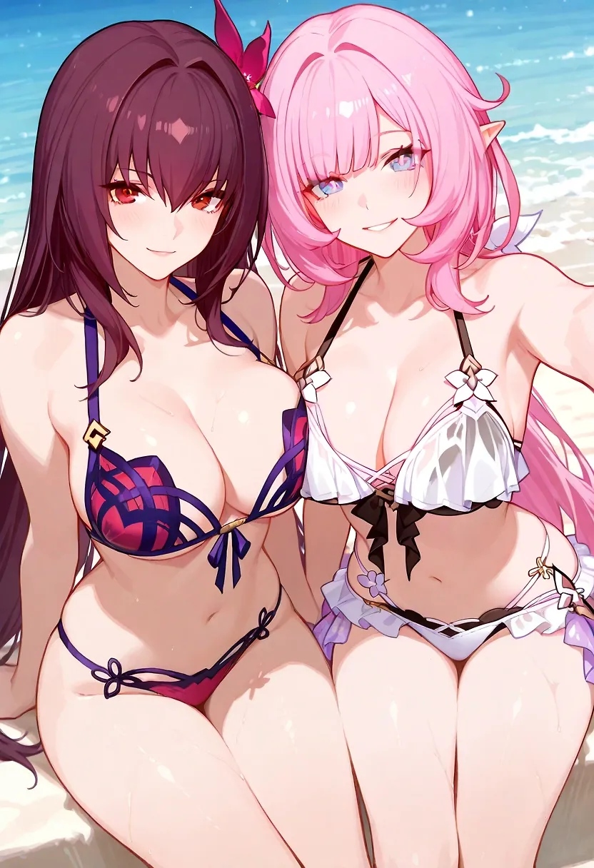Scathach & Elysia beach
