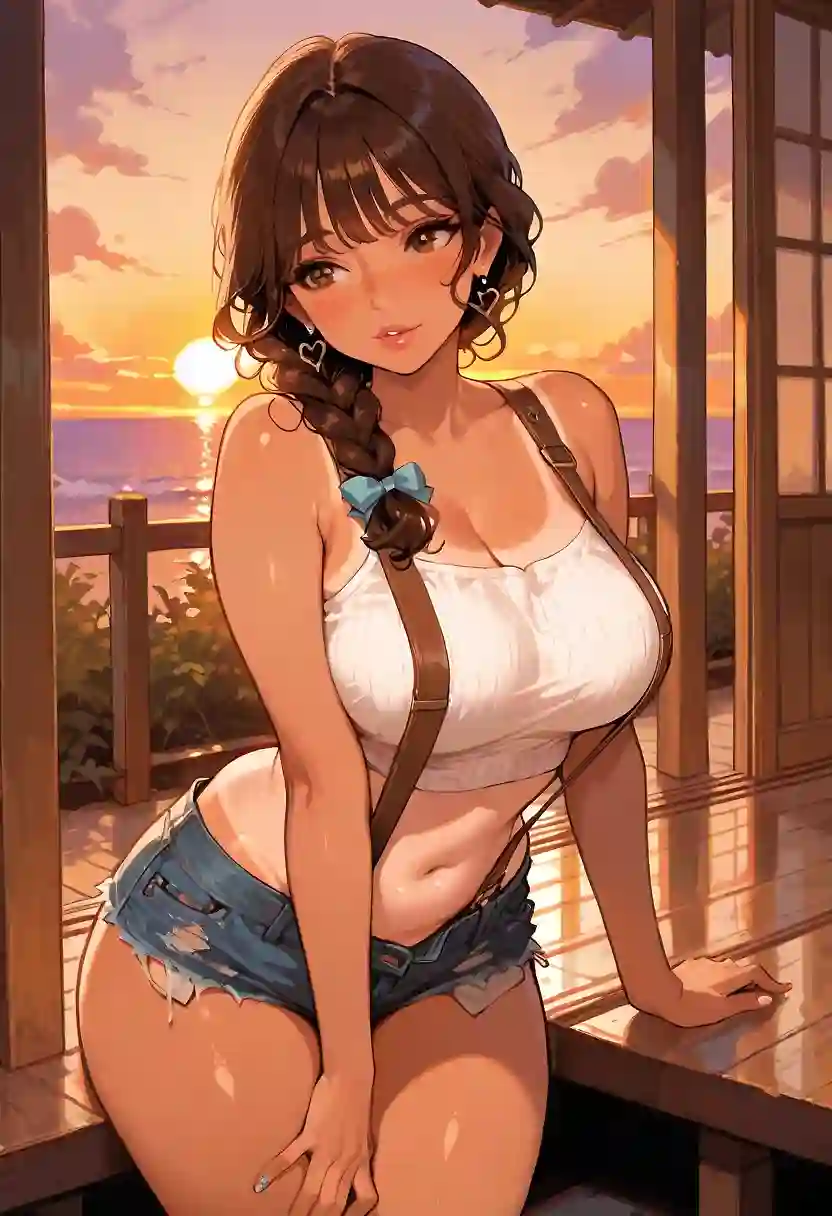 AI art "Just small town girl"