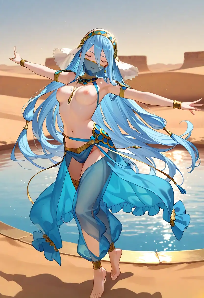 AI art "Azura: Water in the Desert"