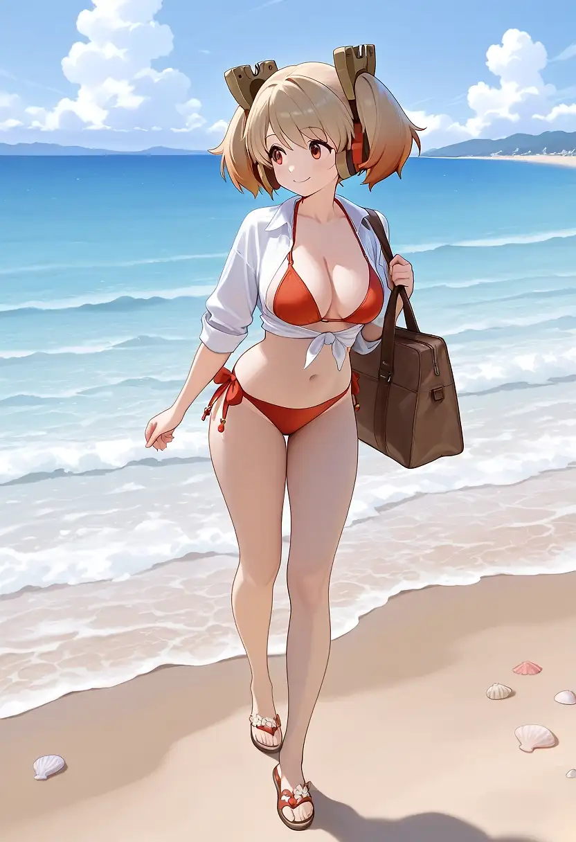 AI art 'National Bikini Day Burnice'