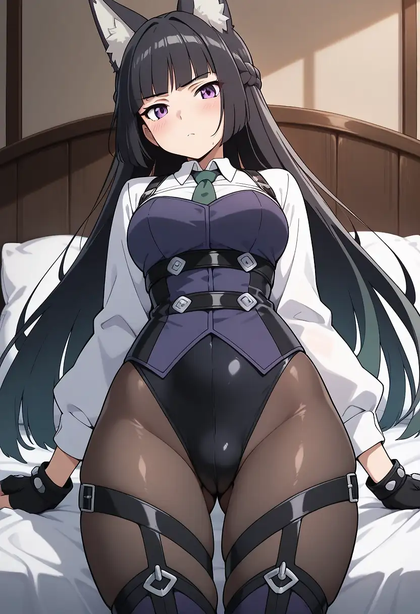 AI art "wolf girl 2"