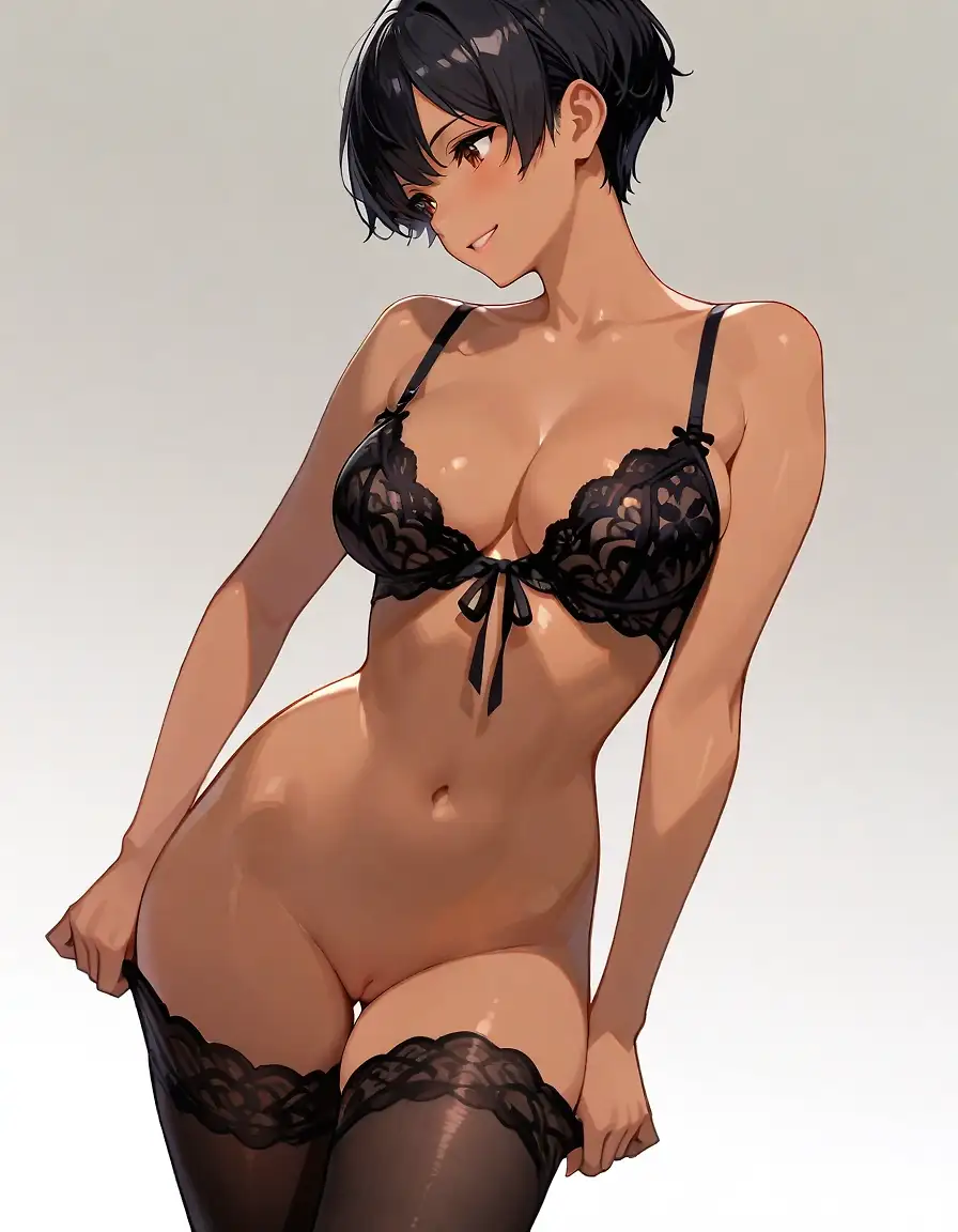 AI art "Getting ready for date night."