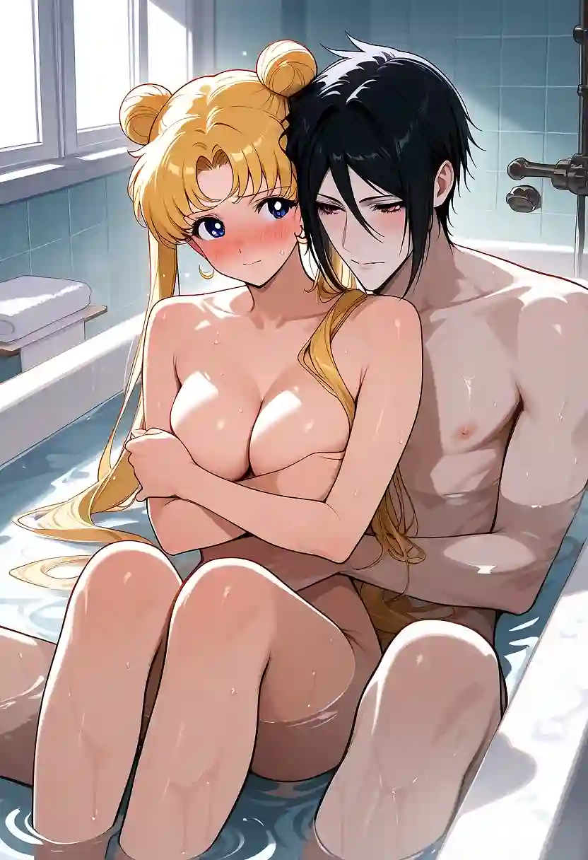 AI art "What he's really up to when he offers to wash your back"