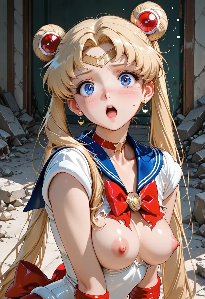 AI art 'セーラームーン'