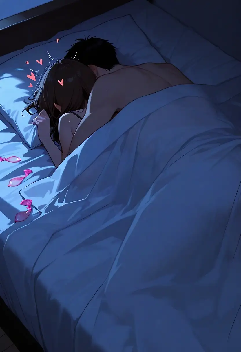 AI art "Cuddle sex, because why not"