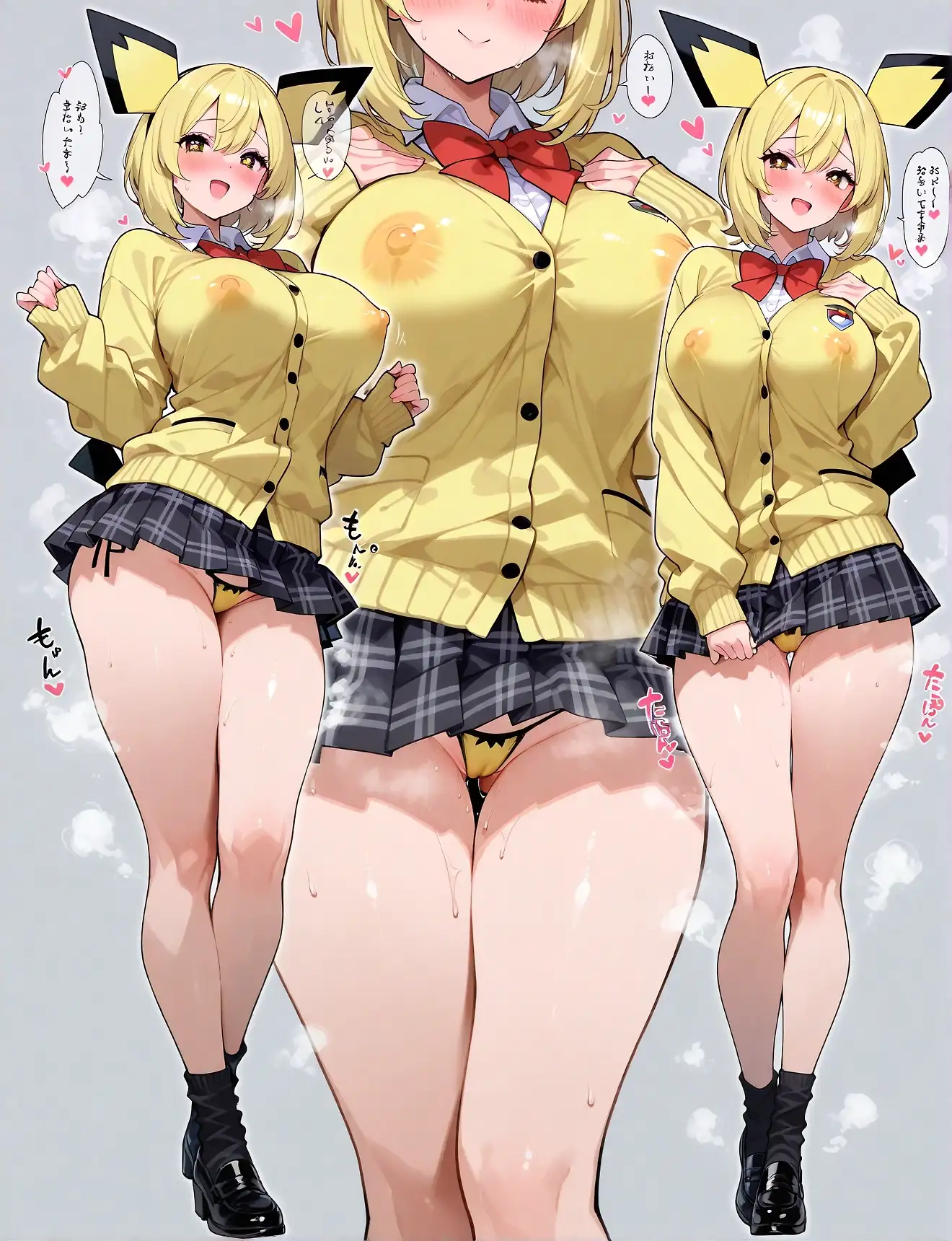 AI art "Pokémon high school girl concept (14)"