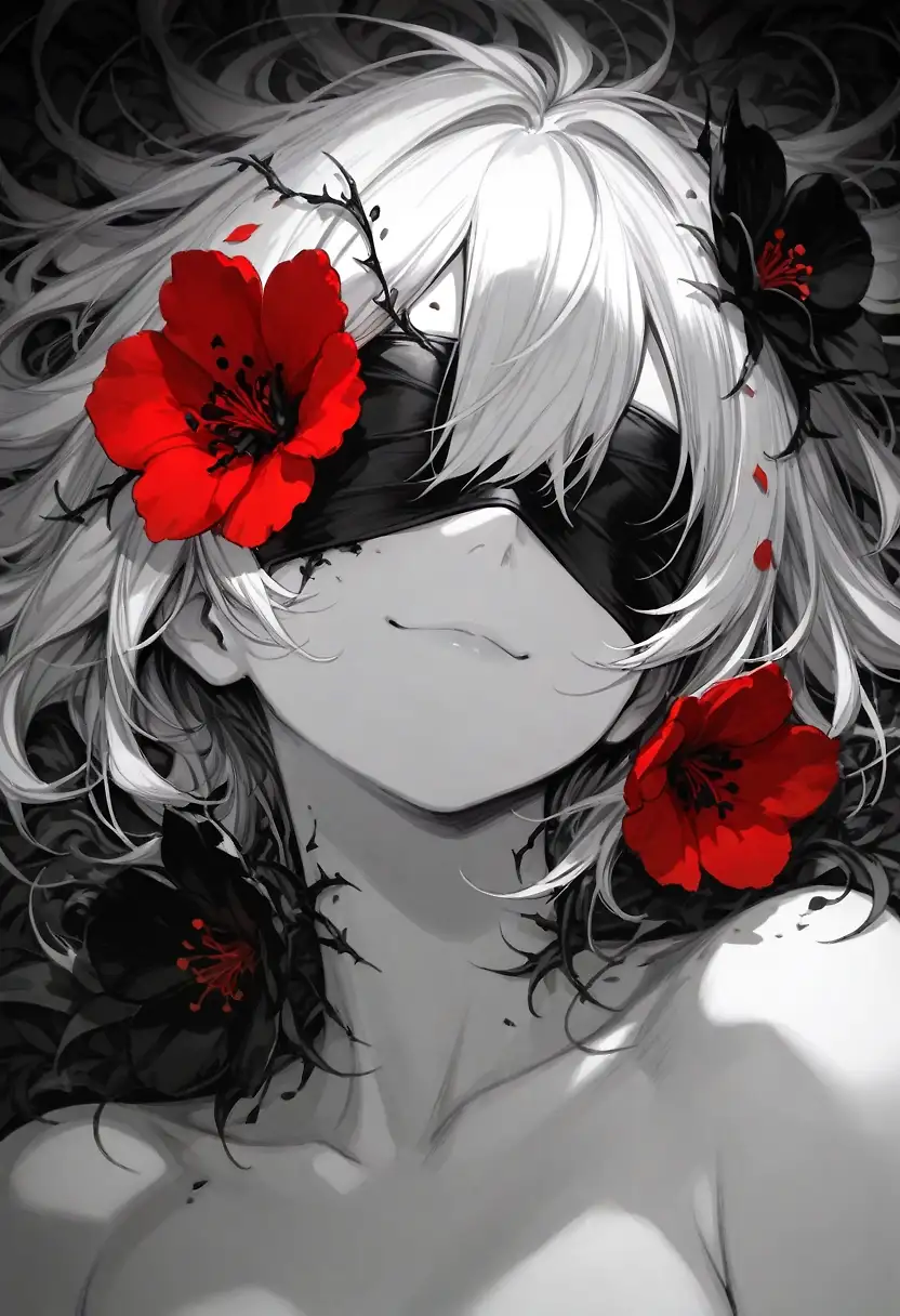 AI art "A scary girl"