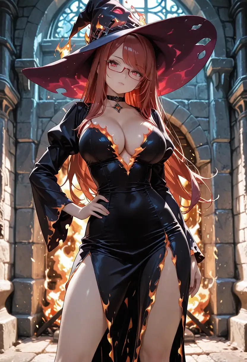 AI art 'Dungeon witch'