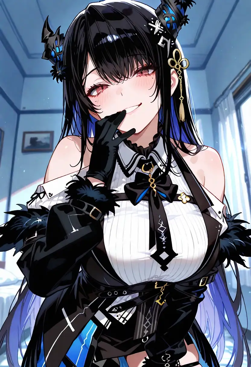 AI art "The Holoadvent Affair Series - Final Part: Nerissa Abysscroft."