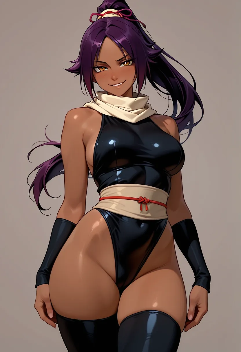 AI art "Yoruichi"