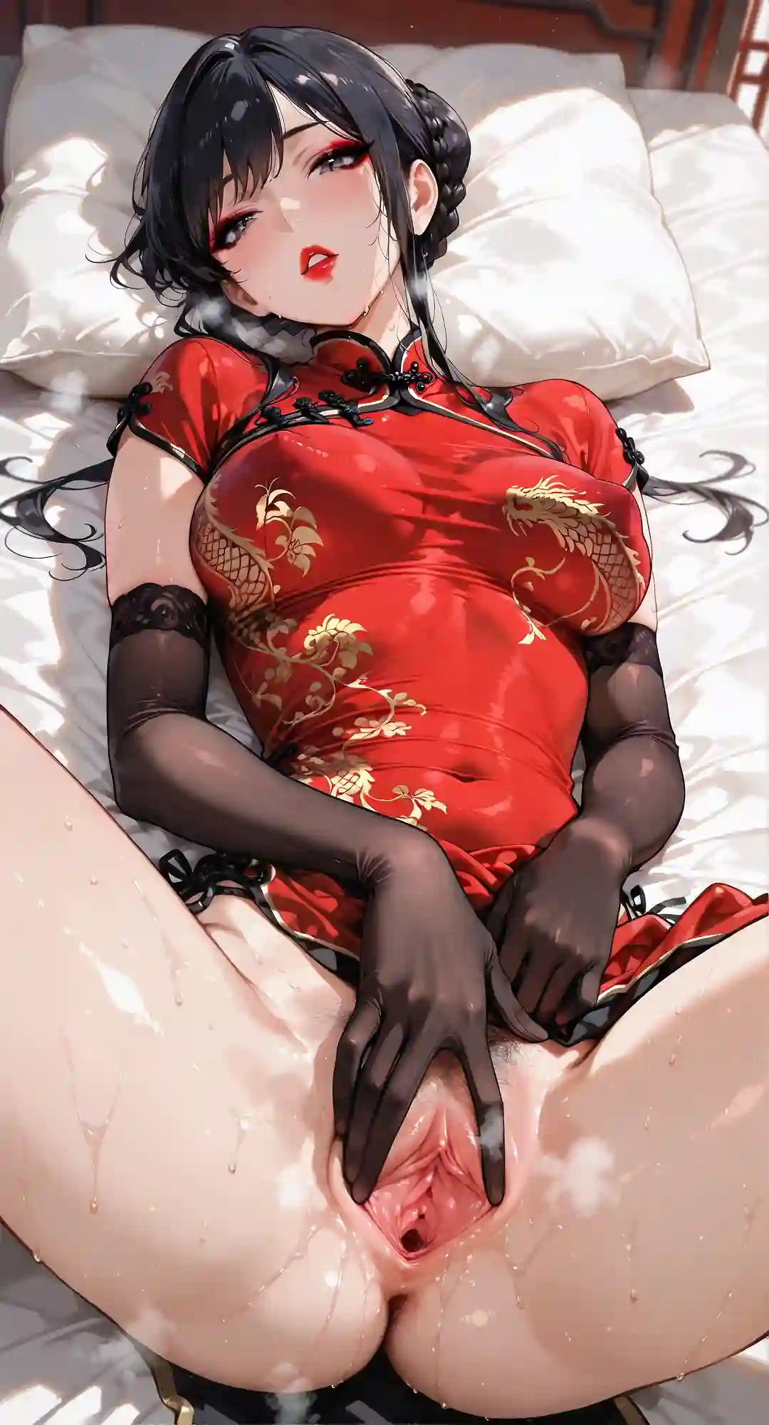 AI art 'Qipao'