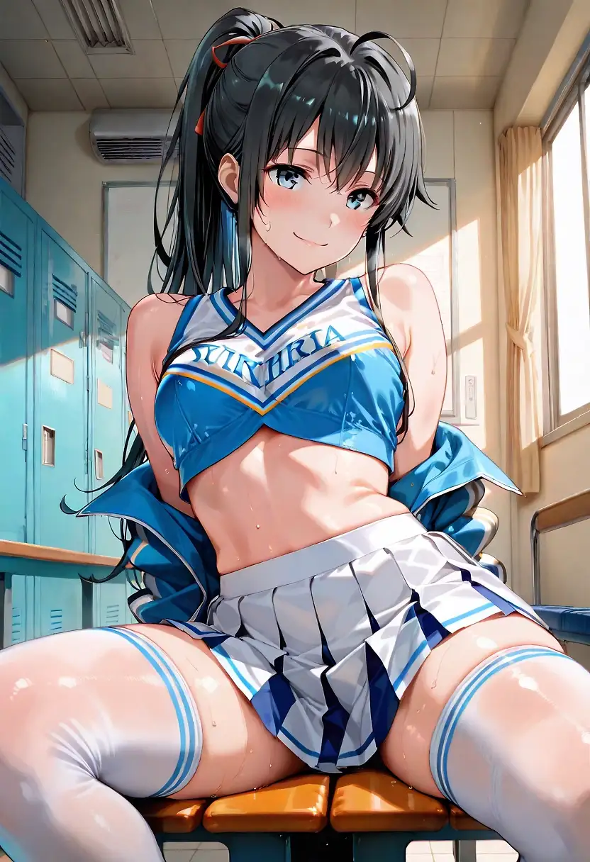 AI art 'Yukino Cheerleader'