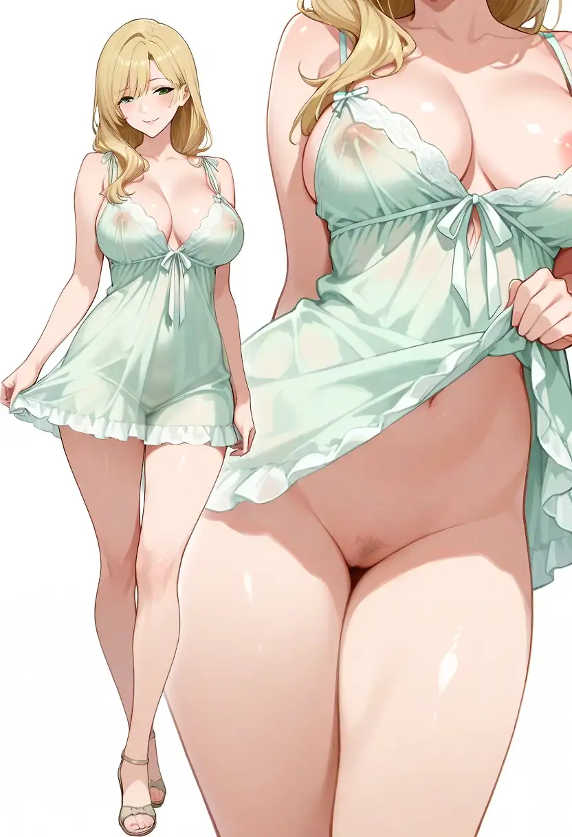AI art 'Bed time dress'