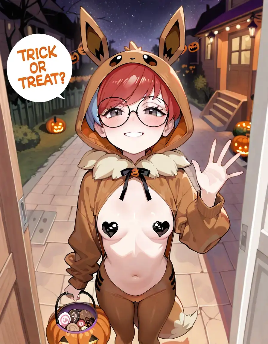 AI art 'Penny Want Treats'