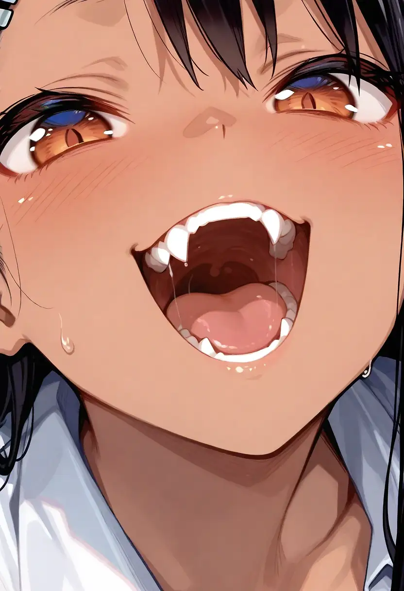 AI art "Nagatoro sharp fangs"