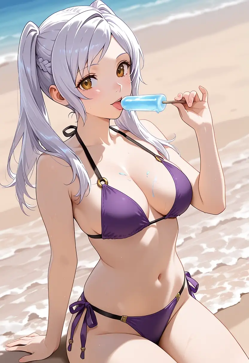AI art "Fire emblem awakening beach"