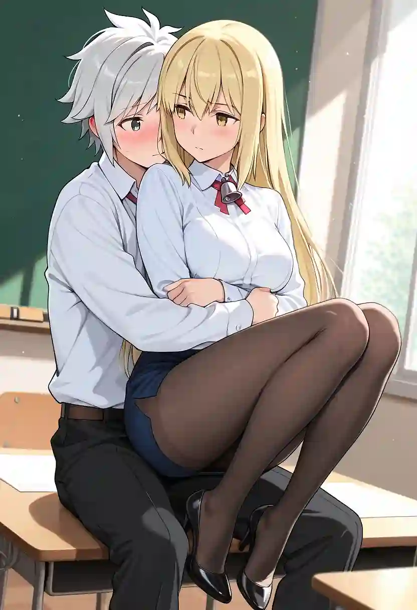 AI art "Bell hugging Aiz"