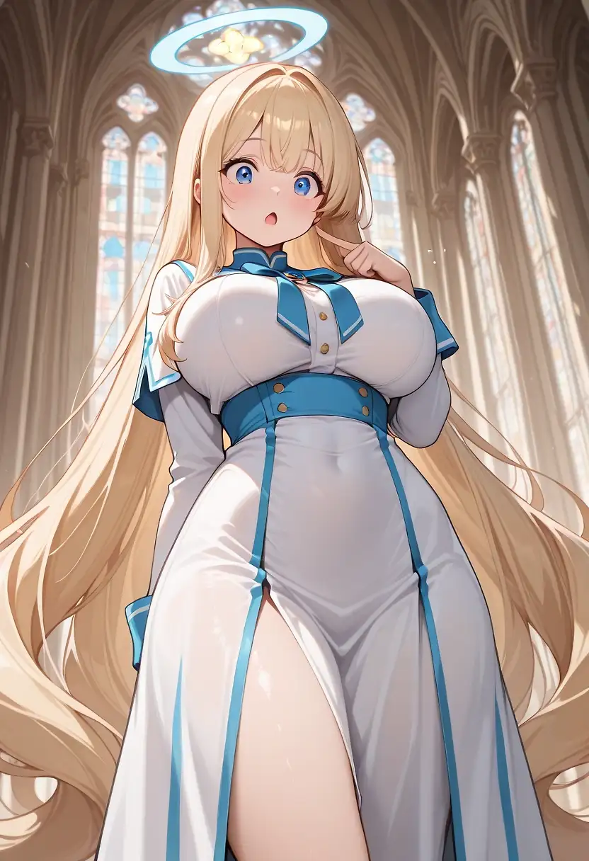 AI art 'You are granted one request' with user description '…

What do you mean “me”?

(Halo is a bit inconsistent, but it was surprisingly tricky to get it close enough each time.  Also the random wings in image 5, but that pose was too good not to include).'