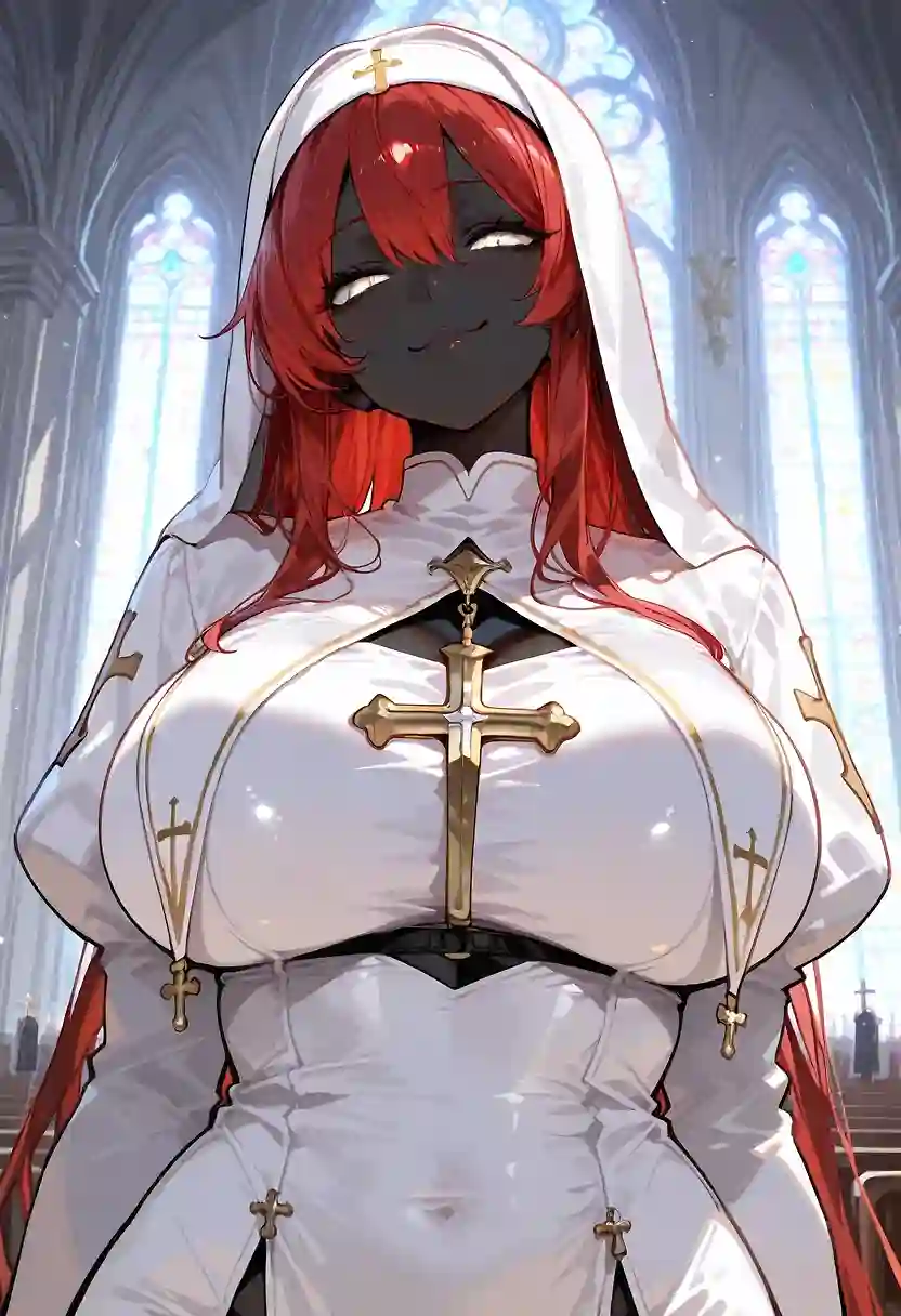 AI art "Beautiful nun"