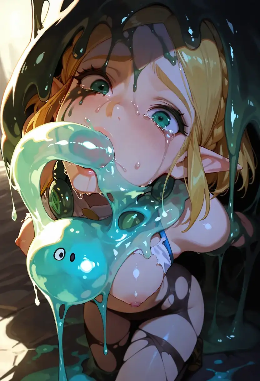 AI art 'Onlyyouprod 1k ❤️' with user description 'Taking the slime idea from one of his first posts'