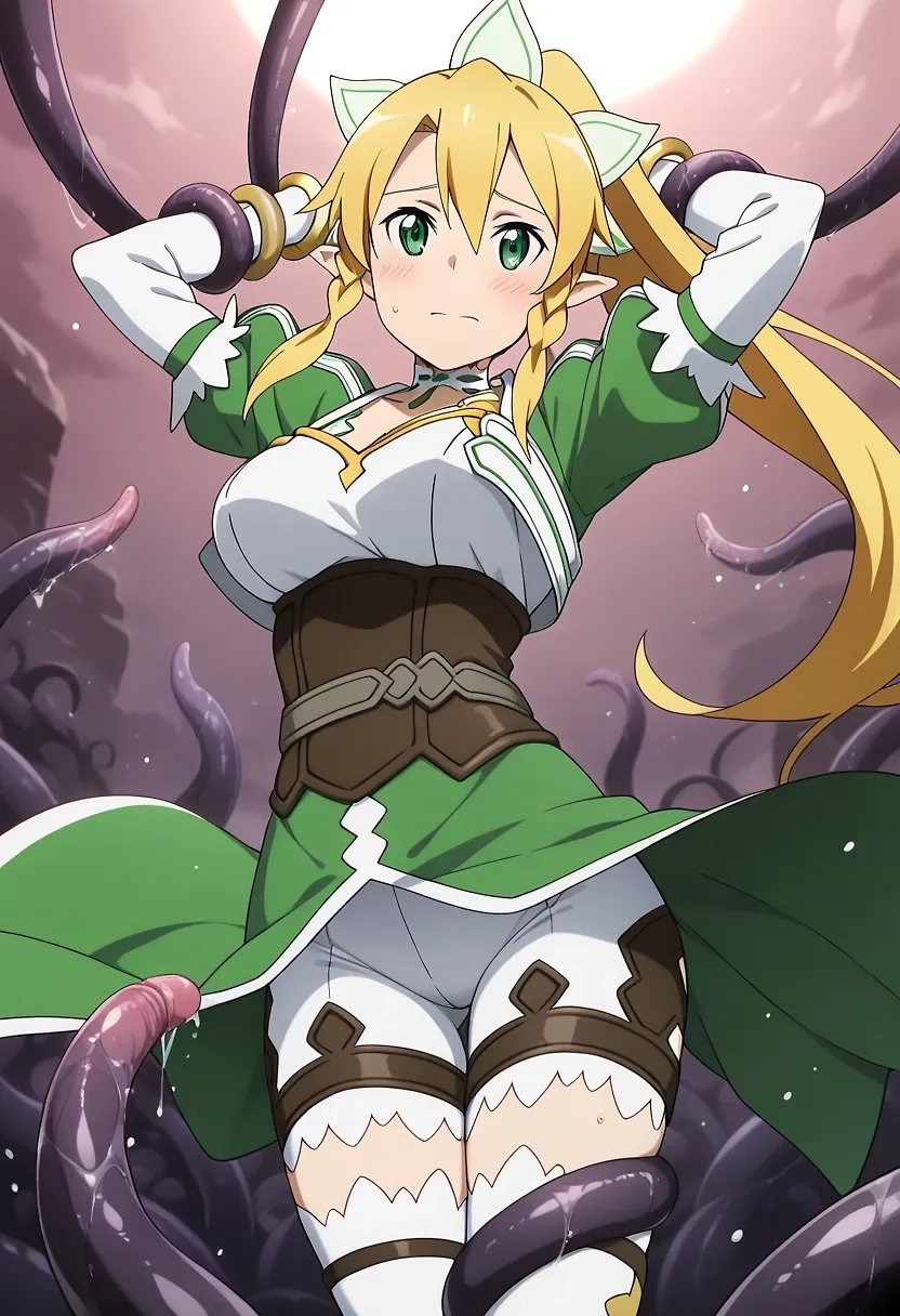 AI art "Leafa"