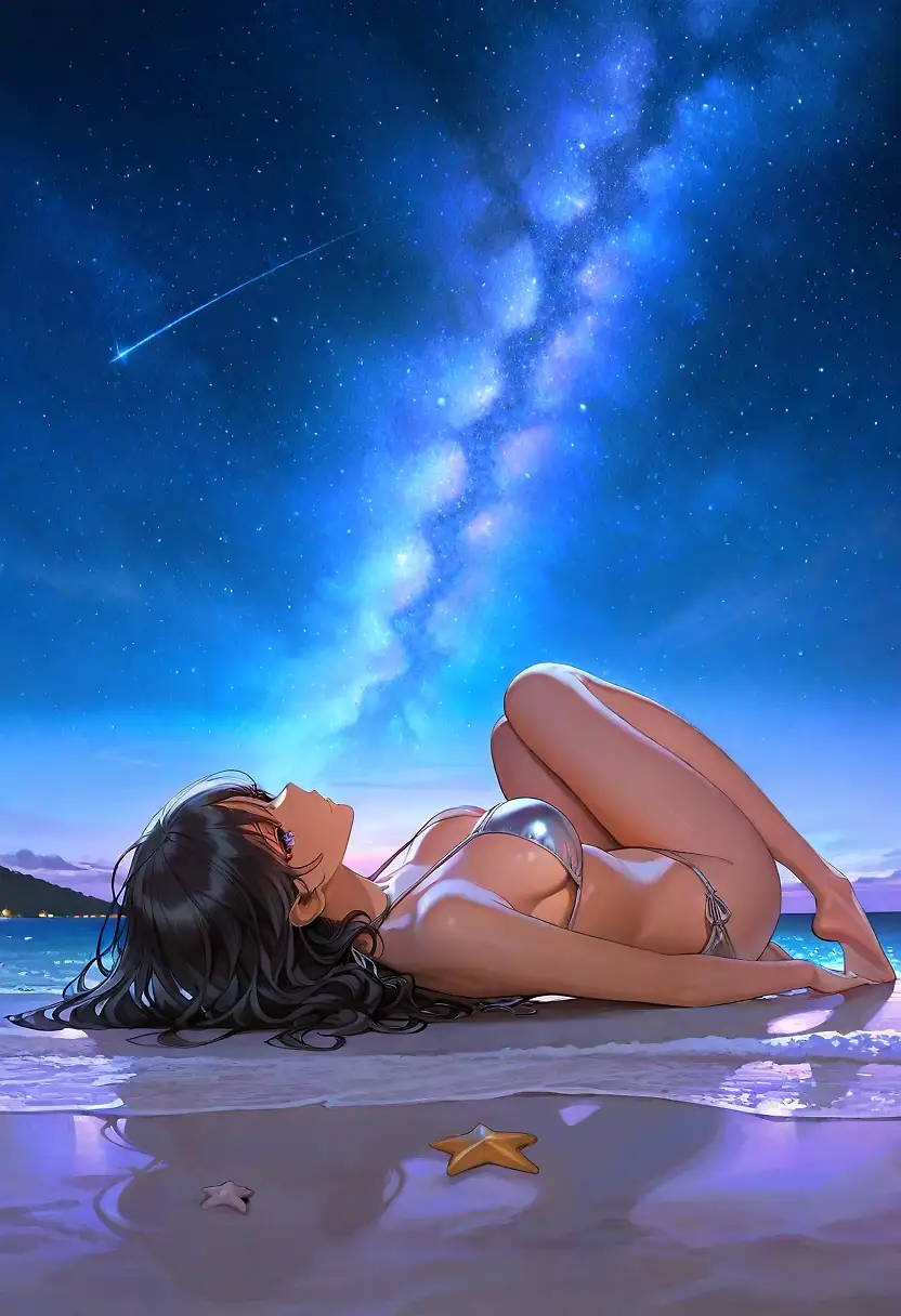 AI art "Wish upon a star."