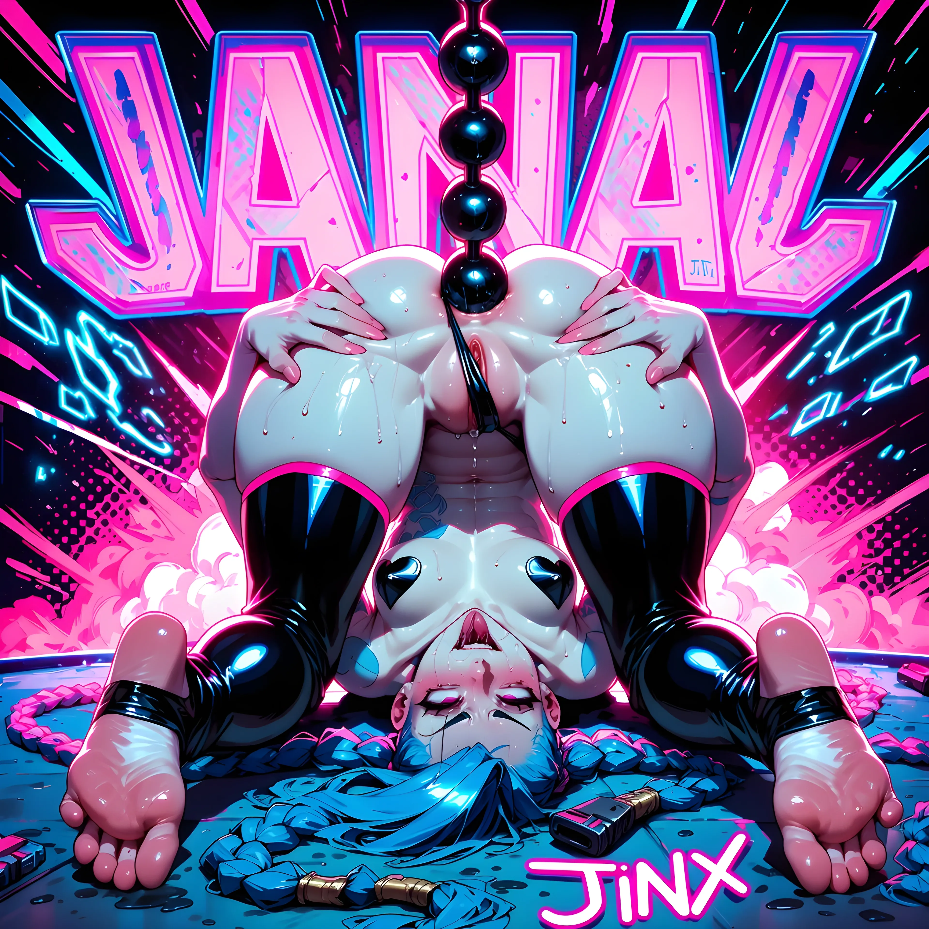 Jinx streatched