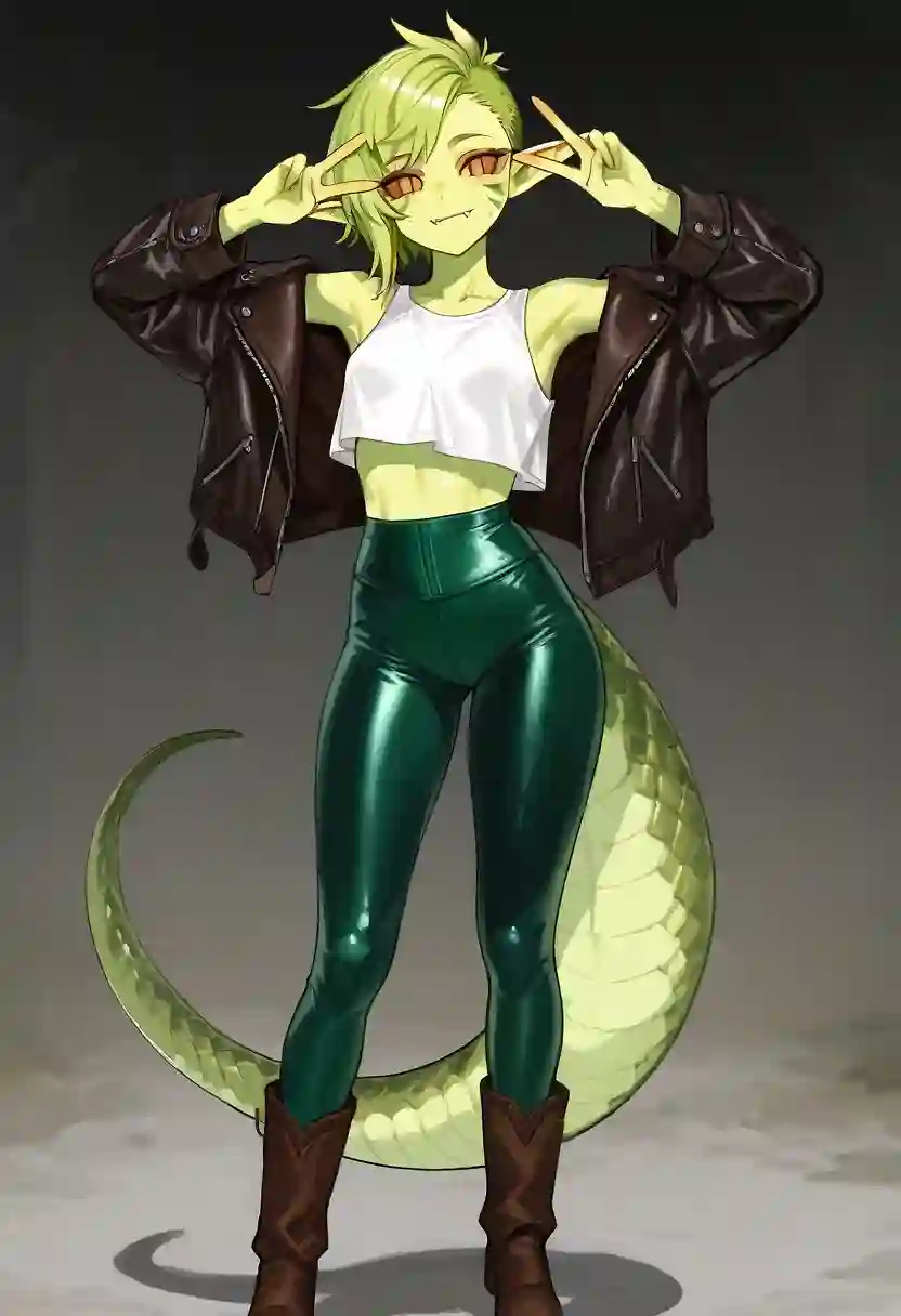 AI art "Snek OC"