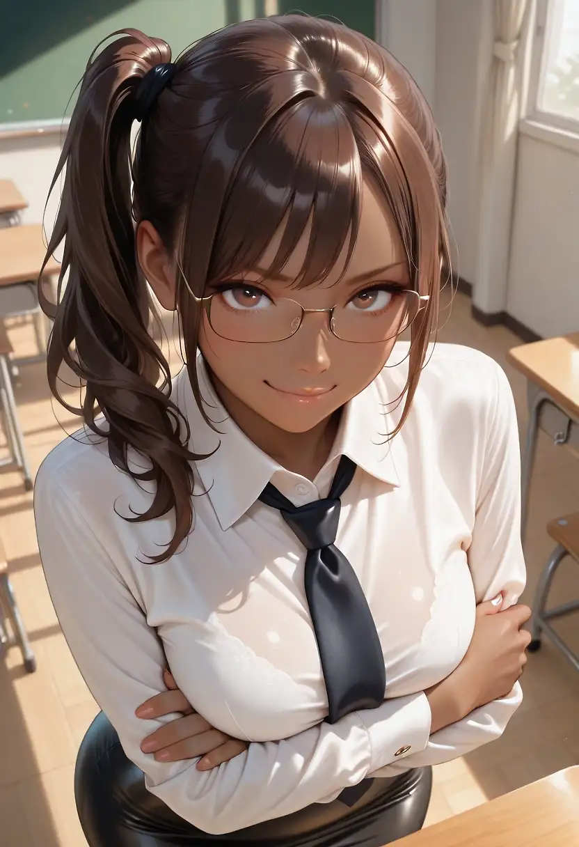 AI art "Subsitute Professor"